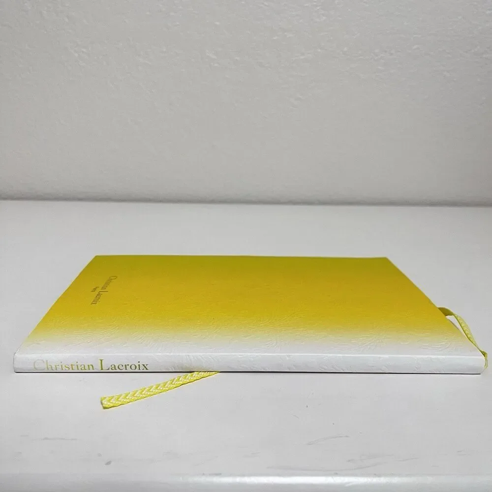 Christian Lacroix Premium Quality B5 Stylish Yellow Ombre Paseo Notebook 7 x 10